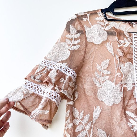 For Love & Lemons Emelia Top & Maxi Skirt Boho Set - Picture 11 of 16